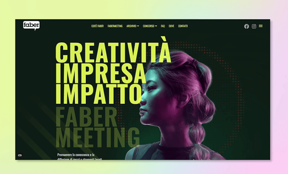 Sito fabermeeting visual hammer home