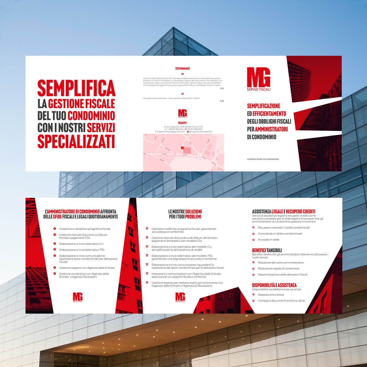 Spiegazione della struttura della brochure